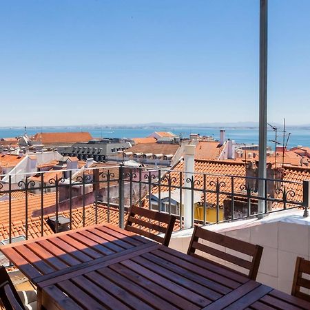 Amazing Rooftop Terrace With River And Historic City View 4 Bedrooms 4 Bathrooms Ac 19Th Century Building Chiado リスボン エクステリア 写真