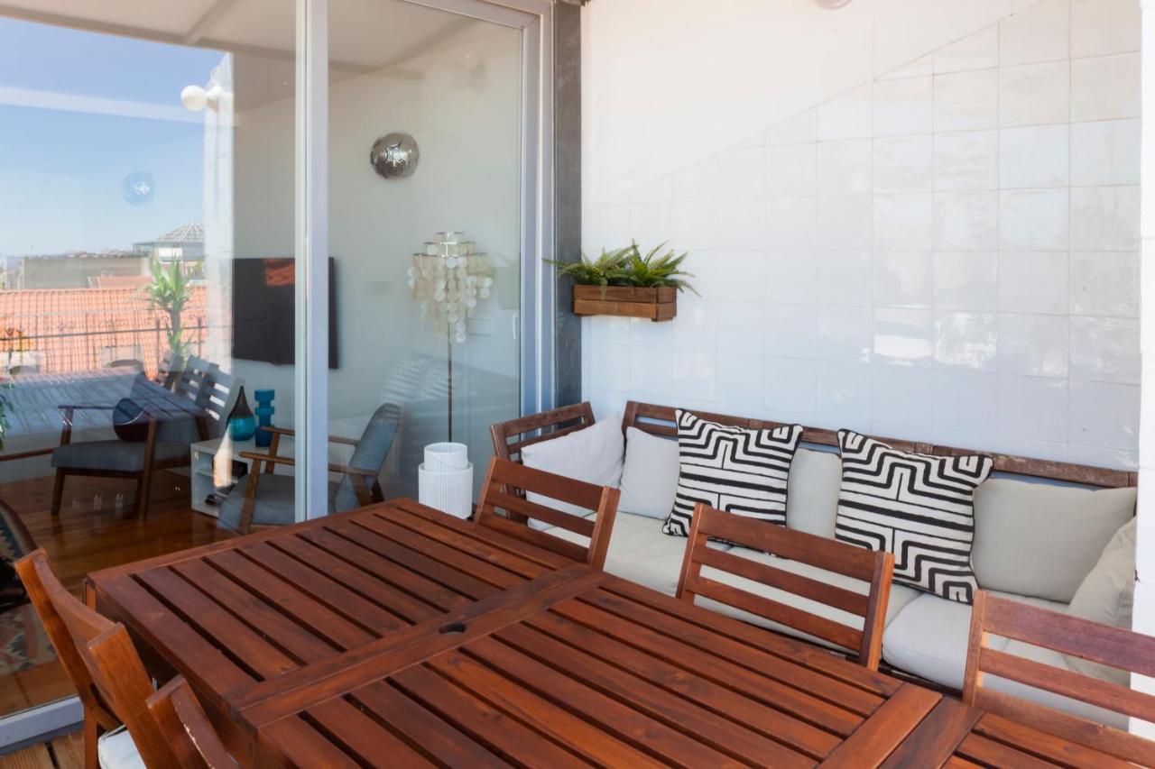Amazing Rooftop Terrace With River And Historic City View 4 Bedrooms 4 Bathrooms Ac 19Th Century Building Chiado リスボン エクステリア 写真