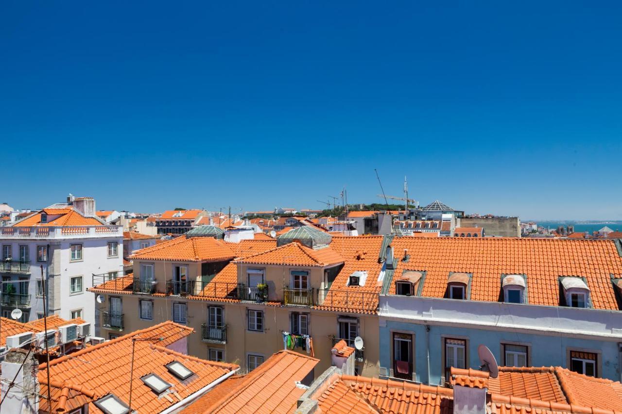 Amazing Rooftop Terrace With River And Historic City View 4 Bedrooms 4 Bathrooms Ac 19Th Century Building Chiado リスボン エクステリア 写真